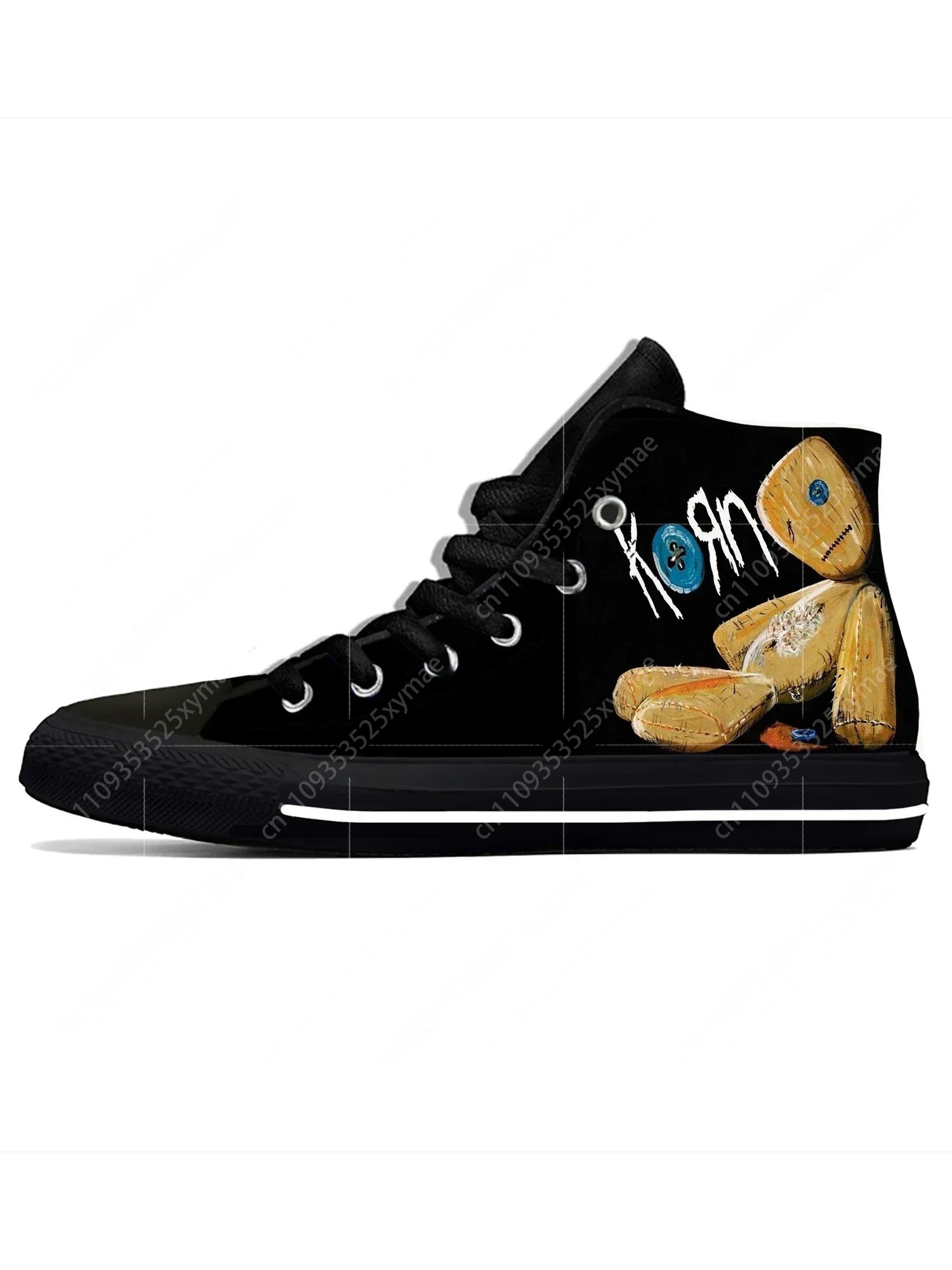 Running Gear For Women - Korn Rock Band High Top Sneakers
