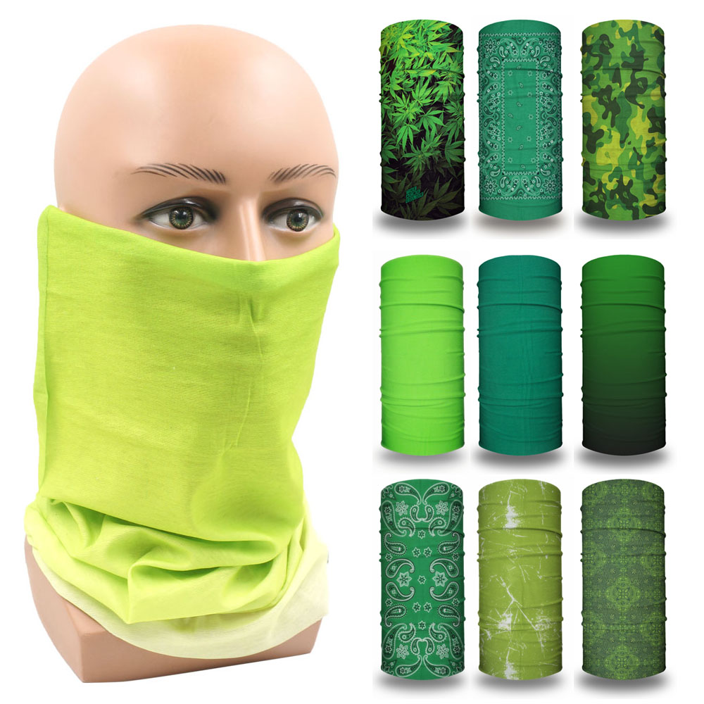 Green Face Bandanas Cover Hiki - Running Gear Parts recensie en prijs