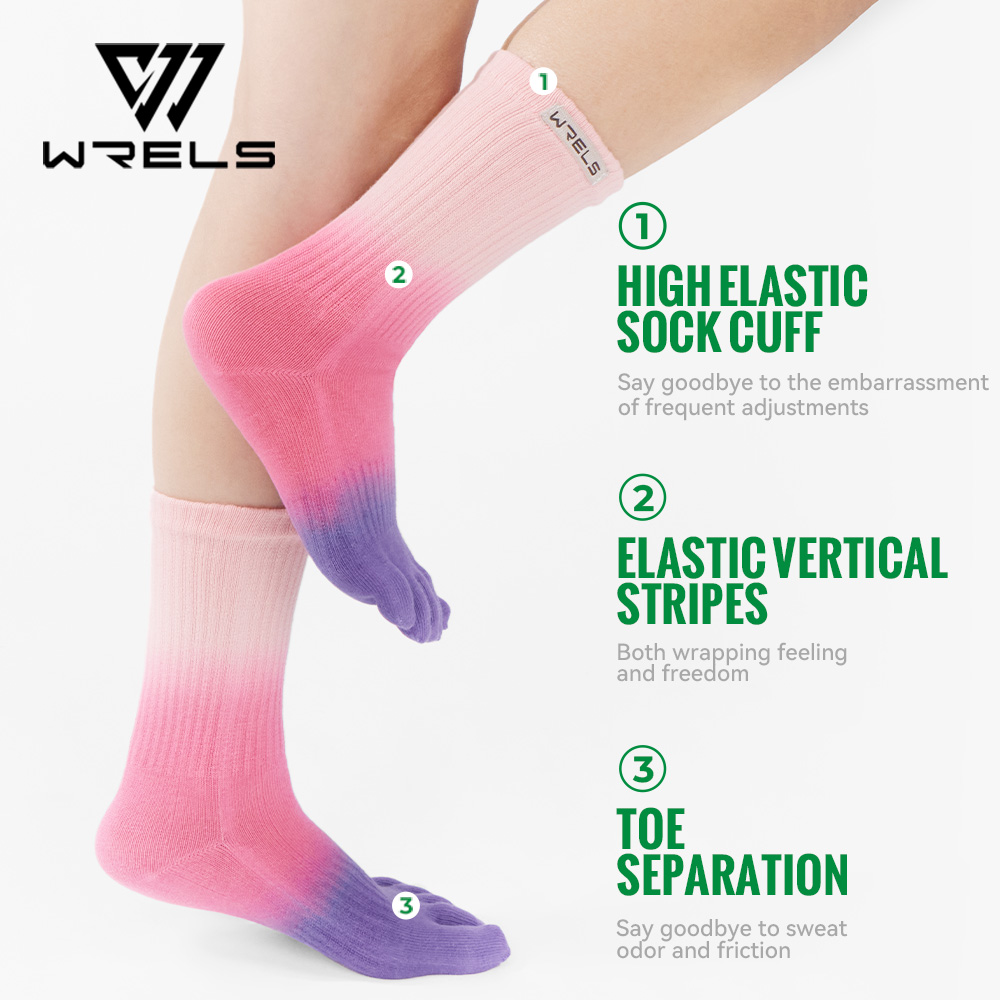 WRELS Toe Socks Cotton Athleti - Running Gear Marathon recensie en prijs