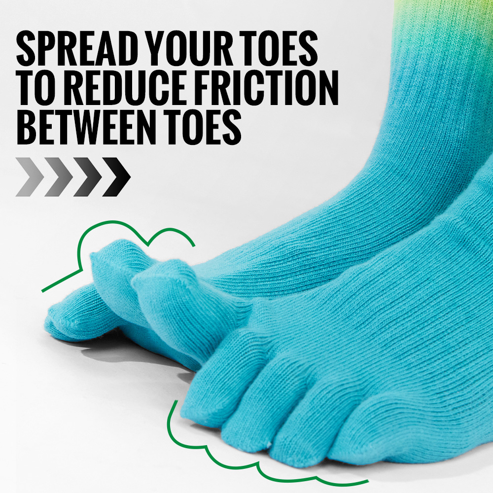 WRELS Toe Socks Cotton Athleti - Running Gear Marathon recensie en prijs