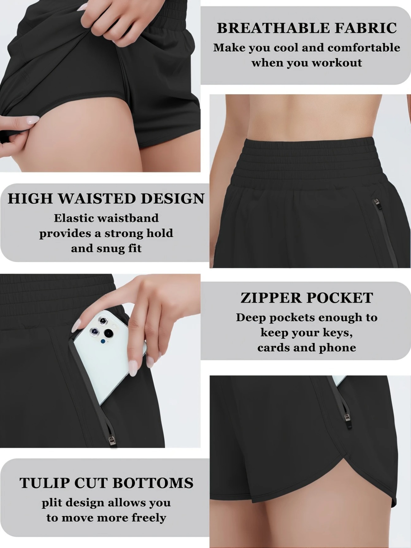 Women's High-waisted Sports Sh - Running Gear For Women recensie en prijs